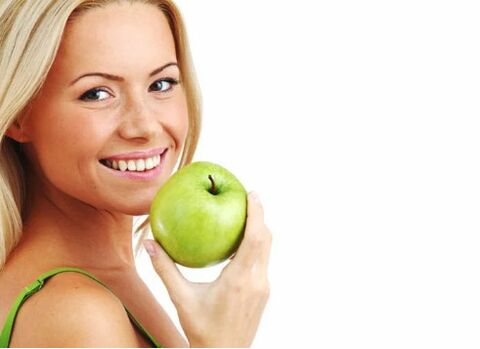 Apple Diet-ek pisua galtzen du astean