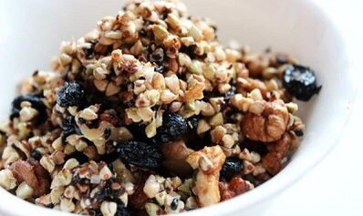 buckwheat fruitu lehorrak pisua galtzeko